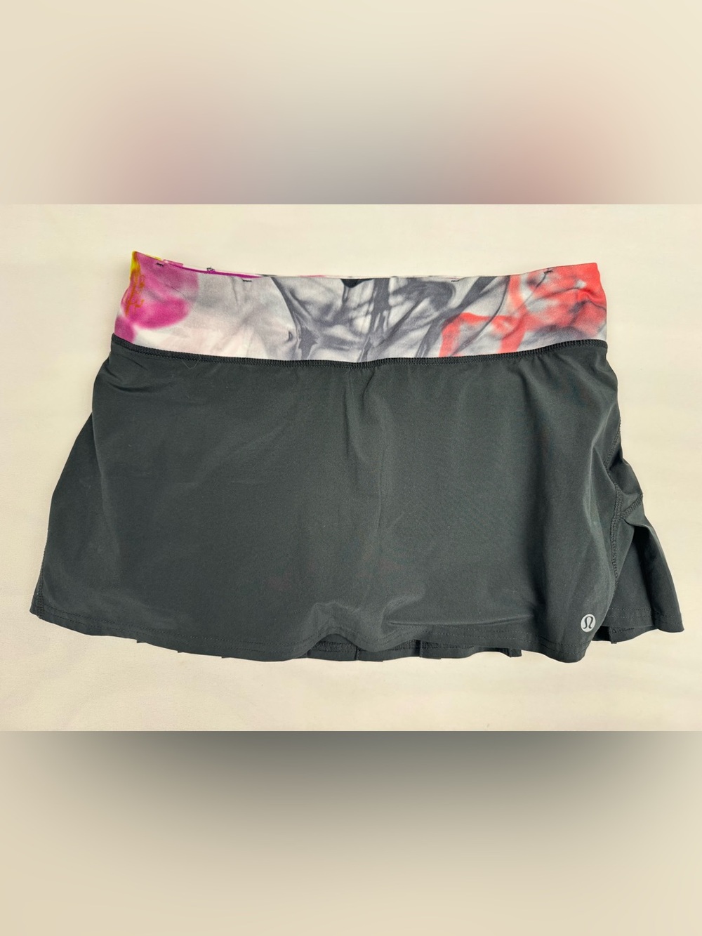 Lululemon Run Speed Skirt Black Unicorn Tears Women’s 6